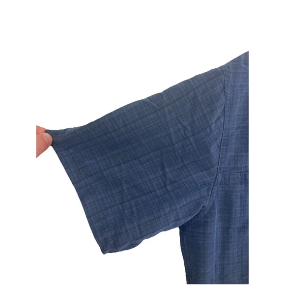 Men's 5.11 Tactical Series Snap Button Shirt Short Sleeve Blue Plaid Medium - Picture 4 of 8